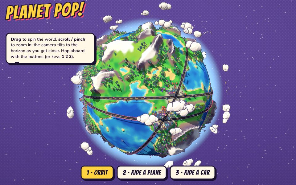 Opus planet after orbit
